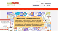 Desktop Screenshot of goodsensorylearning.com